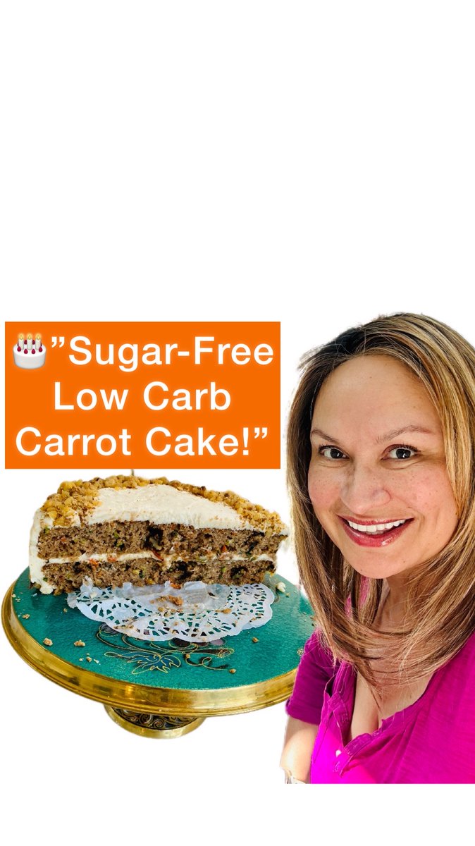 Low Carb, Sugar-Free, #Keto Carrot Cake (Foodie Gardener Diabetes) #shorts youtu.be/KXwCZE1I1tA via <a href="/YouTube/">YouTube</a>