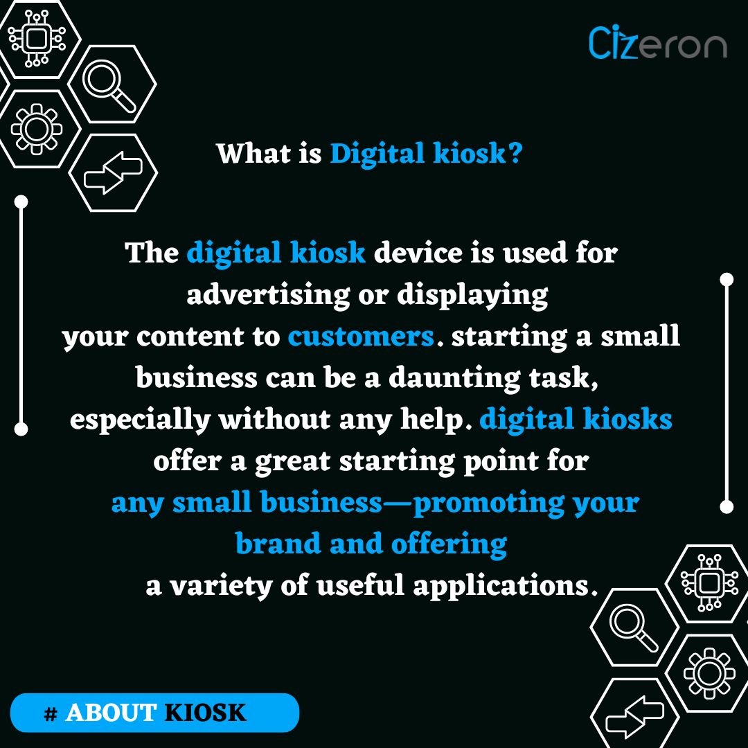 CizeronK's tweet photo. The digital signage device is used for advertising or displaying your content to customers. Starting a small business can be a daunting task, especially without any help. 

For getting more knowledge about kiosks just have a look at our website - https://t.co/ZtbOXEvzm3

#kiosk https://t.co/KZ5FVFOJar