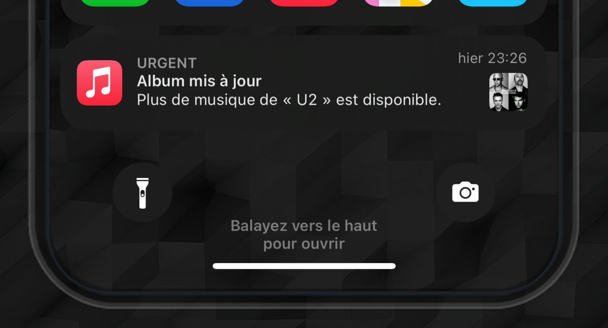 Zooropalg's tweet image. La notification la plus belle de l’année 2023 ! #U2SOS @U2