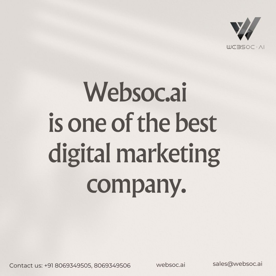 Websoc_AI's tweet photo. "Content marketing is like a first date." "If you only talk about yourself, there wonโt be a second one." โ ๐๐๐ฏ๐ข๐ ๐๐๐๐๐
๐๐๐๐ฌ๐จ๐.๐๐ข is one of the best digital marketing company.
.
.
.
๐๐ข๐ฌ๐ข๐ญ ๐ฎ๐ฌ ๐๐ญ: https://t.co/BeuTR96Q63
#websoc #digitalmarketing https://t.co/4W5DfQ4clj