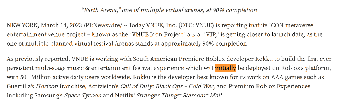 JeffTaitano's tweet photo. The pieces are coming together - the cogs are starting to turn - fairness in the music industry is on the horizon.
I'm excited to see the persistent musical worlds being created by @KokkuGames
I'm also wondering what is coming next...
$VNUE #VNUE #initially @VNUEINC @Stageit https://t.co/auYStKaNwd