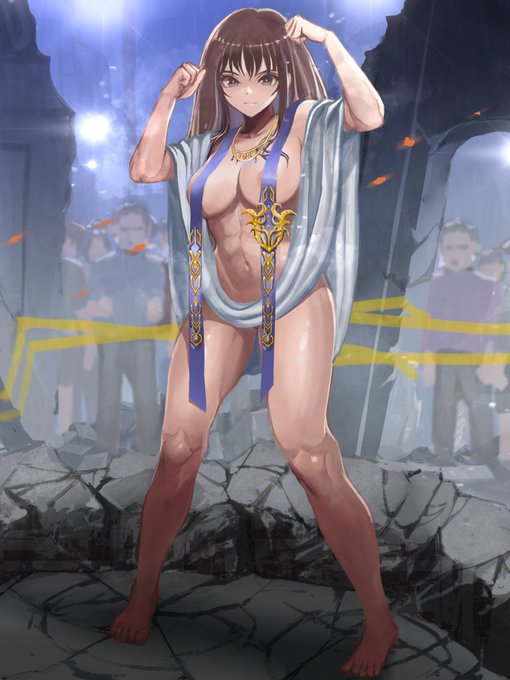 #オリキャラ3人挙げればその人の性癖だいたいわかるパワー系おっぱい。 