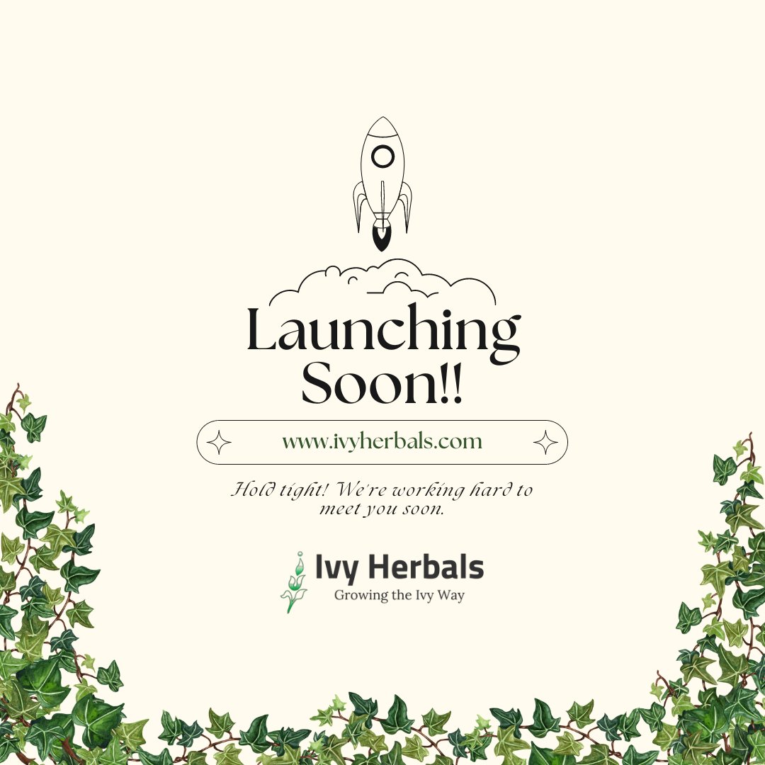 Bringing health and wellness to your fingertips! Our website is almost here, stay tuned for the launch.

#ivyherbals #website #comingsoon #websitelaunch #ayurveda #health #wellness #healthcare #medicines #personalcare #products #foodsupplements #feedsupplements #StayTuned