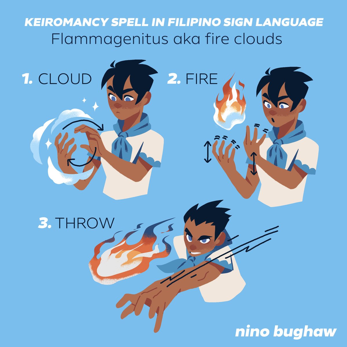 caldatelier's tweet photo. I feel like I have two personalities in my art style that I've been known for such as rendering style and flat childish style. I used to draw Filipino stuffs, haha
I'm fully committed to write a graphic novel, "Nino Bughaw" about deafness, and self-acceptance. https://t.co/y8YGslPVJu