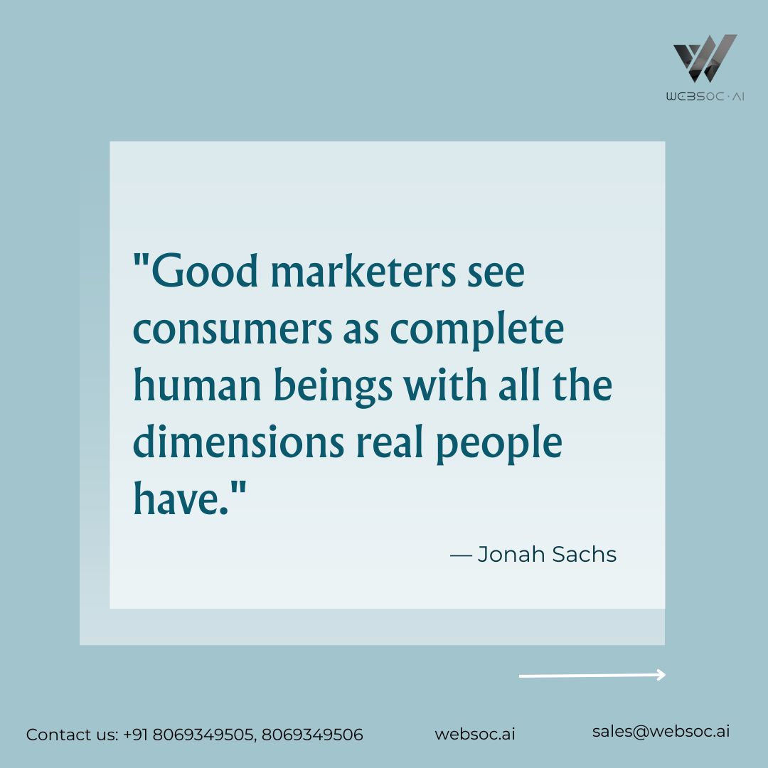 Websoc_AI's tweet photo. "Good marketers see consumers as complete human beings with all the dimensions real people have." โ ๐๐จ๐ง๐๐ก ๐๐๐๐ก๐ฌ
๐๐๐๐ฌ๐จ๐.๐๐ข is one of the best digital marketing company.
.
.
.
๐๐ข๐ฌ๐ข๐ญ ๐ฎ๐ฌ ๐๐ญ: https://t.co/BeuTR96Q63
#websocย #digitalmarketingย #marketing https://t.co/G3TdIqB3kA