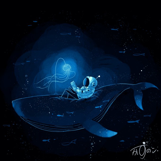「宇宙飛行士 魚」のTwitter画像/イラスト(新着)