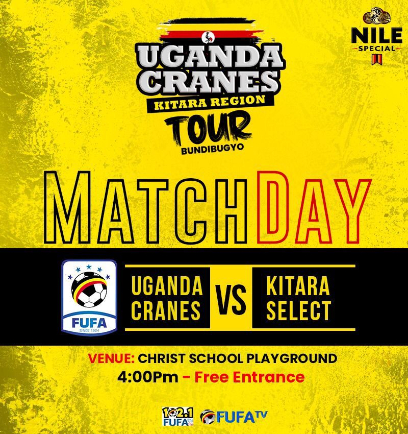 Say yes if you’re for Kitara or Uganda Cranes today in Bundibugyo. #UgandaCranesRegionalTours
#mosesmagogo
#Ahmedhussein
#kikonyogopatrick