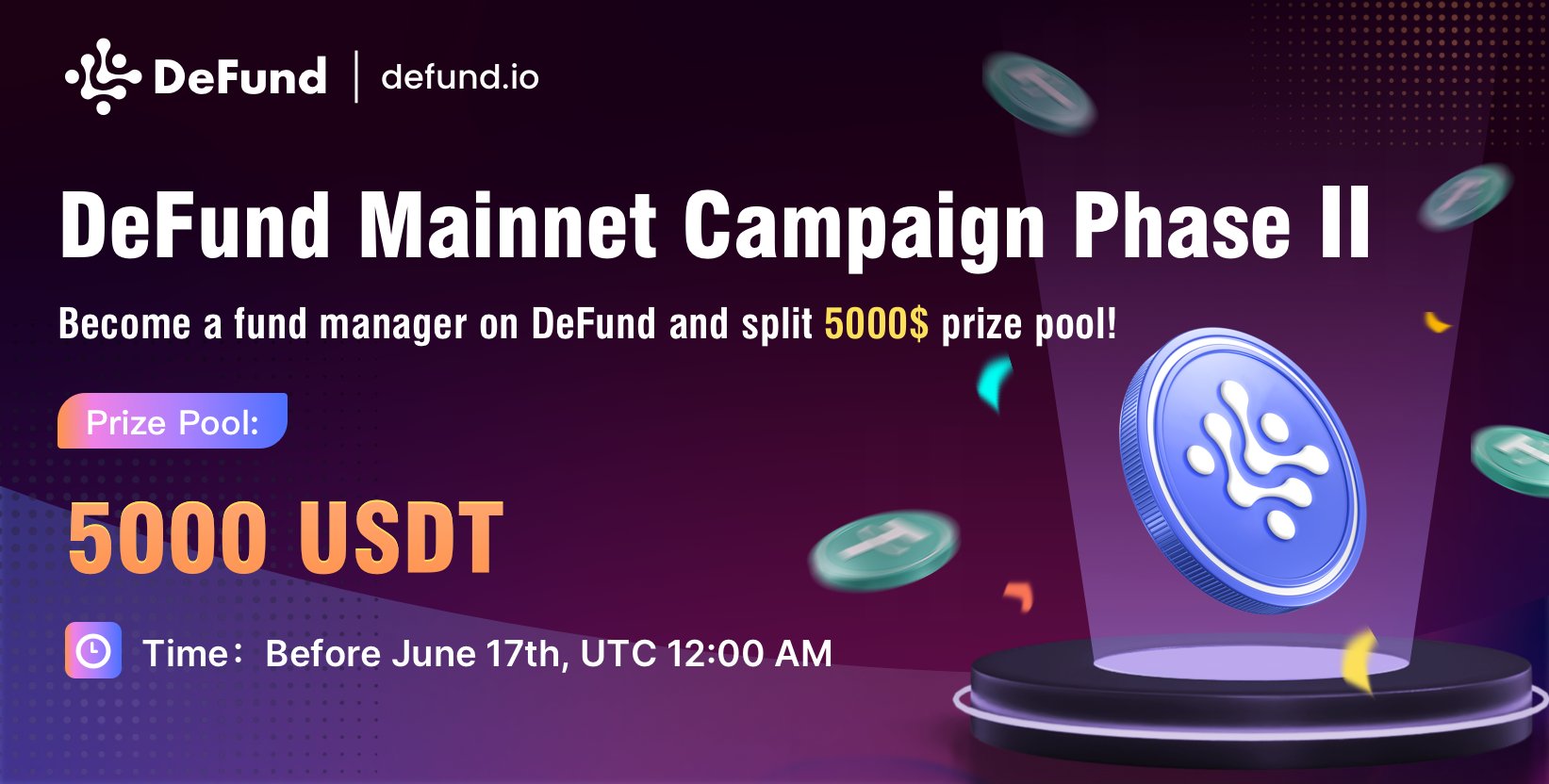 DeFund Protocol on Twitter: "In order to incentivize our community, we