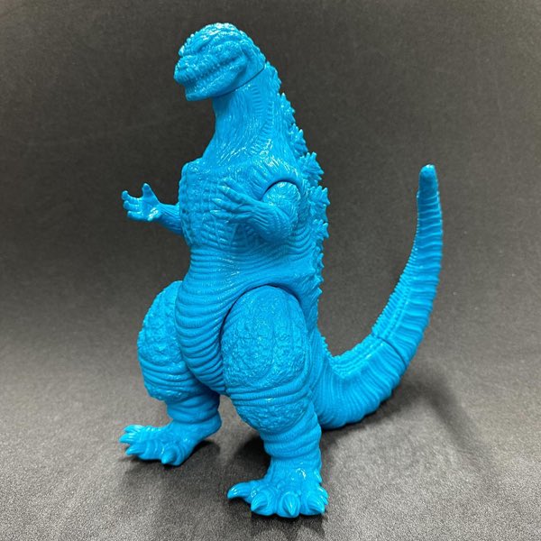 宇宙の香り サルジルシ TFO10 ゴジラ2016 ソフビ ライトブルー無彩色