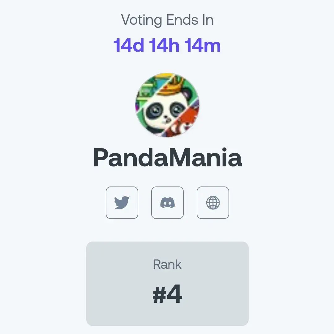 davidlboyle1's tweet image. Nat&apos;l Panda Day&apos;s a perfect time to vote @ superspaces.ai/vote. Search &apos;pandamania&apos; to vote for @PandaMania_NFT. Kinda fun how when I voted, it said &quot;14 days 14 hours 14 minutes&quot; left! ~ Let&apos;s get @pandamania_nft from #4 to #1 #PandaMania #superspaces #savepandas #pandas #nft