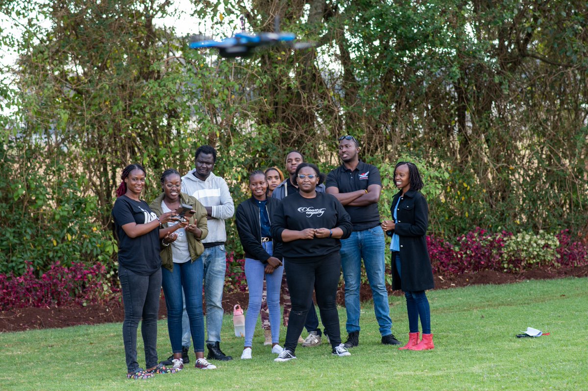 Kenyaflyinglabs's tweet image. The Kenya Drone Business Competition's 10 Finalists are currently in Nairobi for the final pitch session, here they participated in a hands on activity at the @AstralAerial training field, @gadroneacademy @CAA_Kenya @USEmbassyKenya @DroneDeploy @dronector #KDBC
