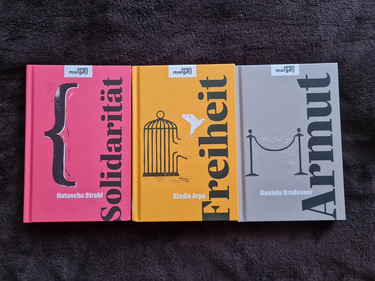Eine schöne Reihe von Büchern des <a href="/KremayrScheriau/">Kremayr & Scheriau</a> Verlags. Mit Elodie Arpa und <a href="/danibrodesser/">Daniela Brodesser</a> spreche ich bereits nächste Woche. 

Falls ihr Fragen habt immer her damit!

PS: Mit <a href="/Natascha_Strobl/">Natascha Strobl</a> dann natürlich Kive im <a href="/HdDemokratie/">Haus der Demokratie Leipzig e.V.</a> am 28.04. Also kommt ruhig vorbei.