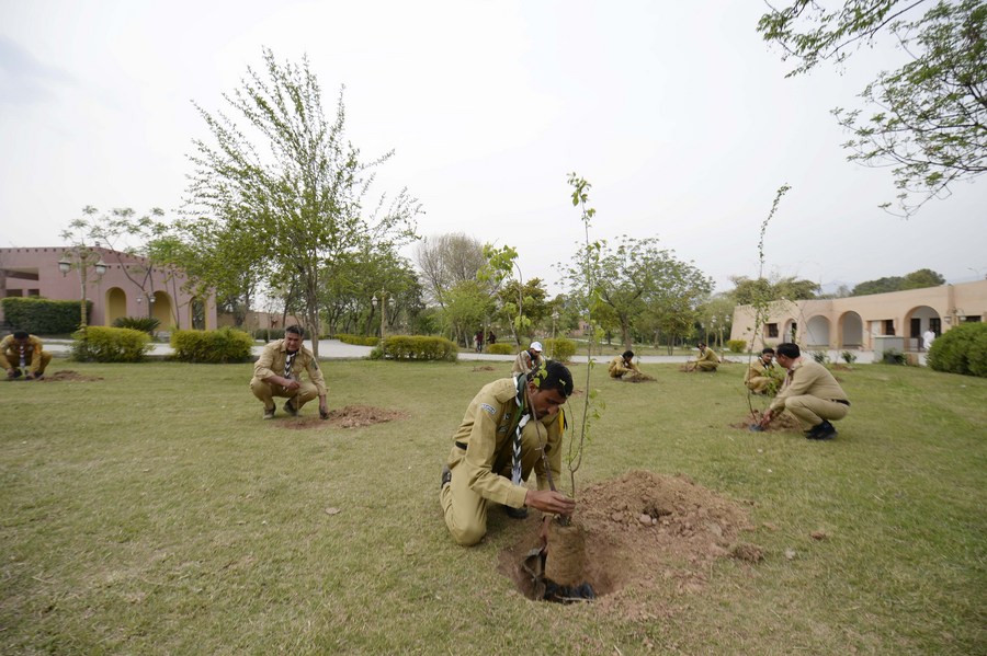 Spring Tree Plantation Drive 2023 was held in Islamabad, capital of Pakistan, to combat the effects of climate change #AsiaAlbum 
xhtxs.cn/FNX