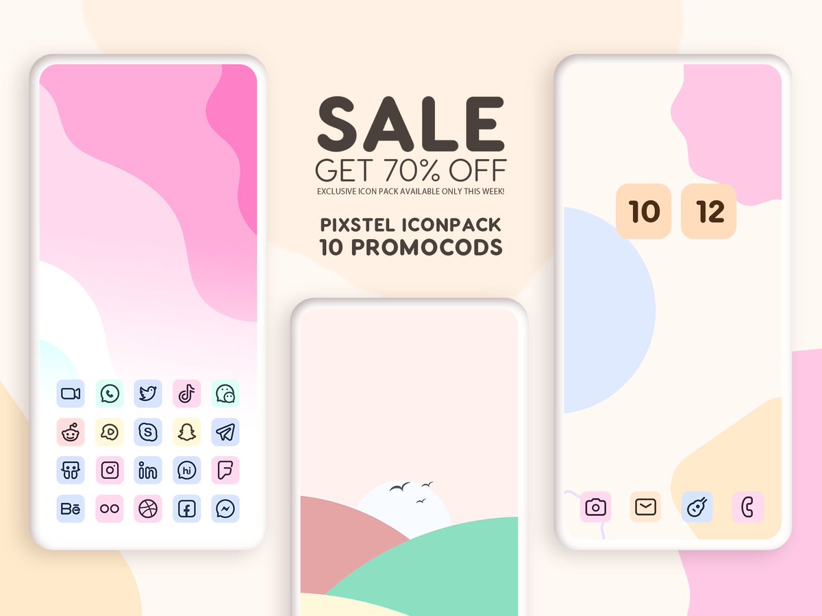 asn360's tweet photo. Don't Miss Out on Our Massive Icon Pack Sale - Get Pixstel IconPack at an Unbeatable Price Now!

Get it here : https://t.co/5EYz3jfMtk
More iconpacks : https://t.co/CzOpCX1cxE

🎁Giveaway 10 Promo codes
• Retweet &amp; Comment to Participate 

 Result in 24 HRS. https://t.co/PIUvrngixg