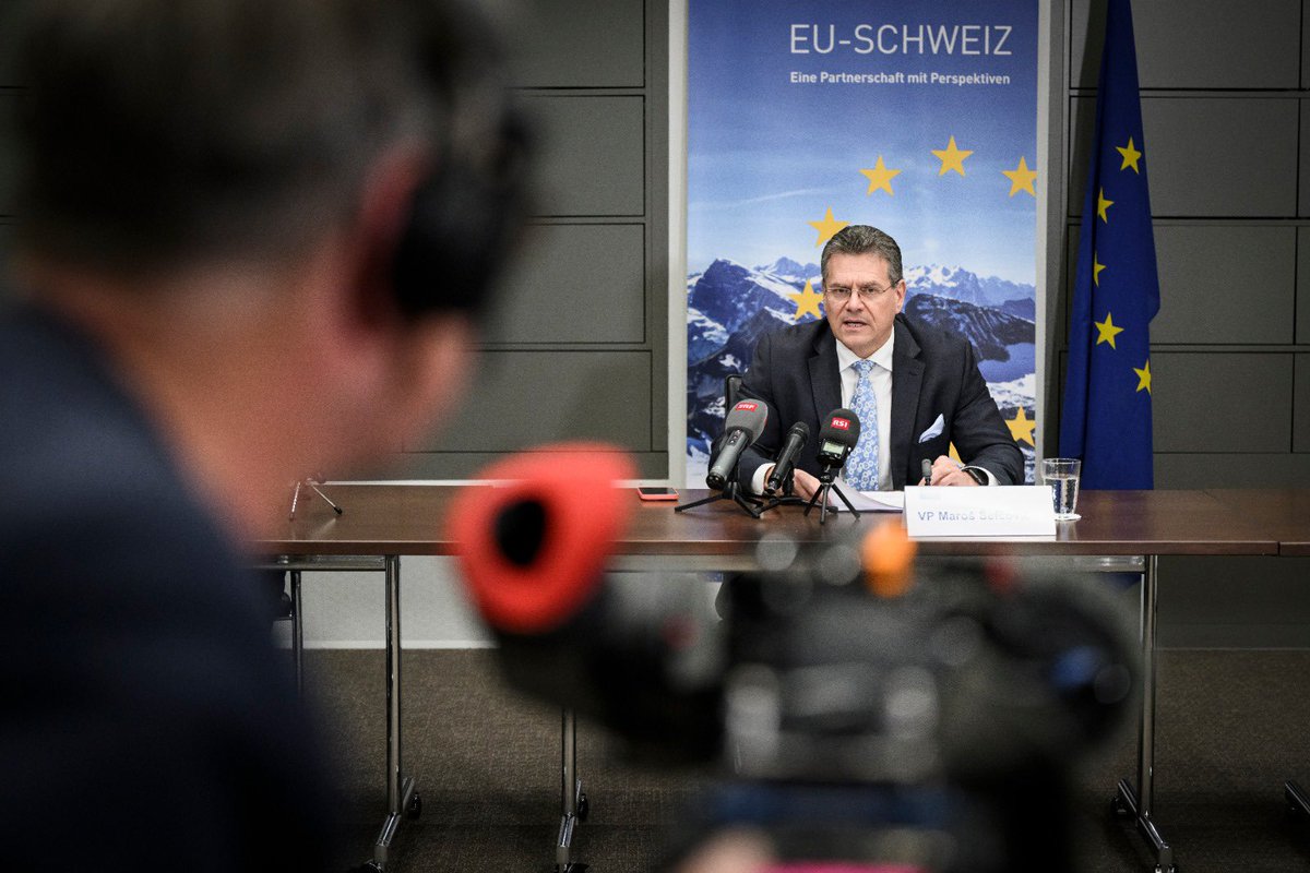 MarosSefcovic's tweet image. We need to keep moving in the right direction to determine if we have the solid basis to move forward into full 🇪🇺🇨🇭negotiations with the prospect of a swift, successful conclusion. This task is doable with political will on both side. 

👉 ec.europa.eu/commission/pre…

Now wheels up!