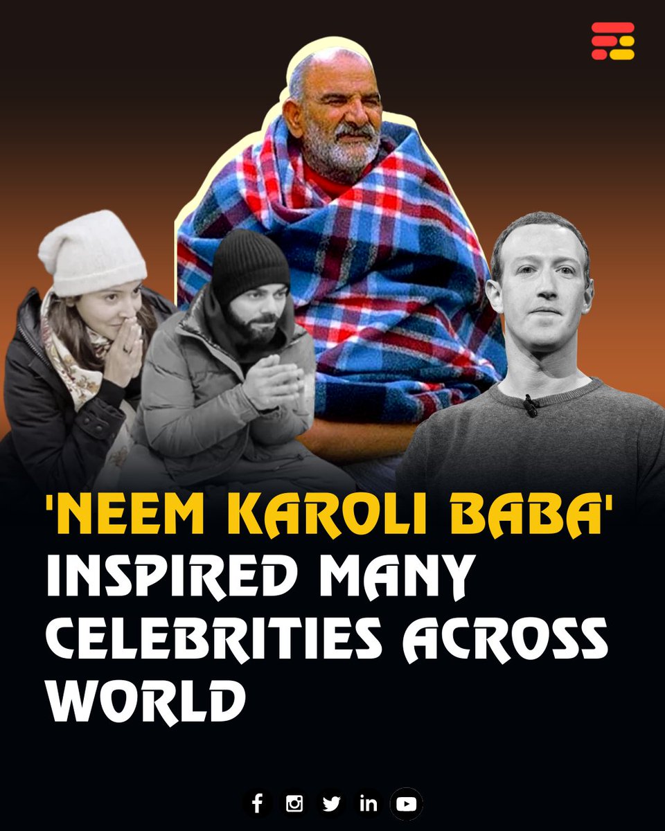 feedmileapp's tweet photo. Neem Karoli Baba, the famous saint who inspired many famous personalities has 108 temples, including 1 in Texas.
#feedmile #feedmileshorts #neemkarolibaba #virat #viratkohli #anushka #anushkasharma #anushkavirat #virushka #viratanushka #markzukerberg #baba #indianbaba https://t.co/ZHIQbBONdR