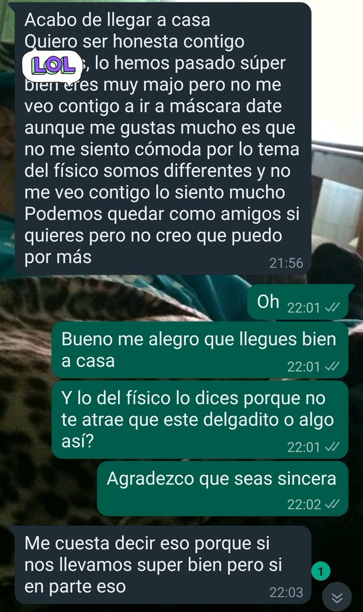 payasito3421's tweet photo. No debería doler y agradezco que sea sincera.

Pero me ha dolido un montón, es la primera vez que me rechazan por mi fisico AUN ya habiéndolo visto por Instagram o en fotos https://t.co/8R7Y2pvCQz