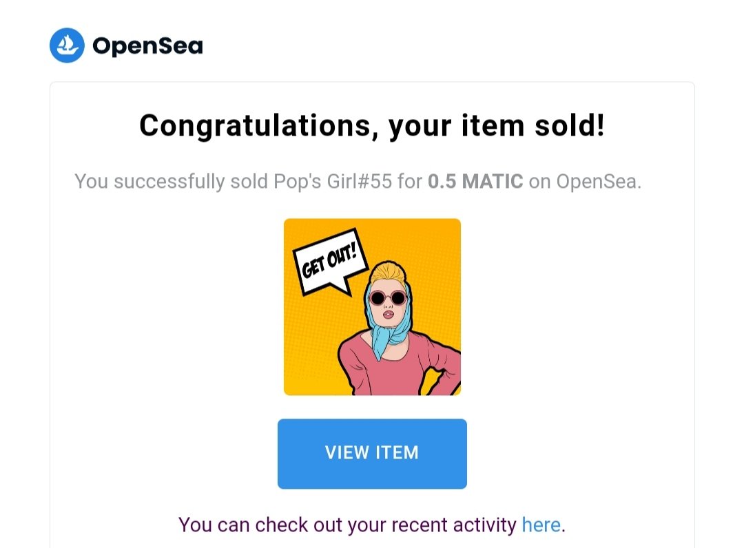 Girijinft's tweet image. Wow, I wasn’t expecting this.

My 3 NFT sold! 🎊

Thanks #sungalssesApe for adopting 
#BOPP NFTS. ❤ 

I hope your collection 🚀 to the ❤🤝

#NFT #NFTCommunity
@opensea