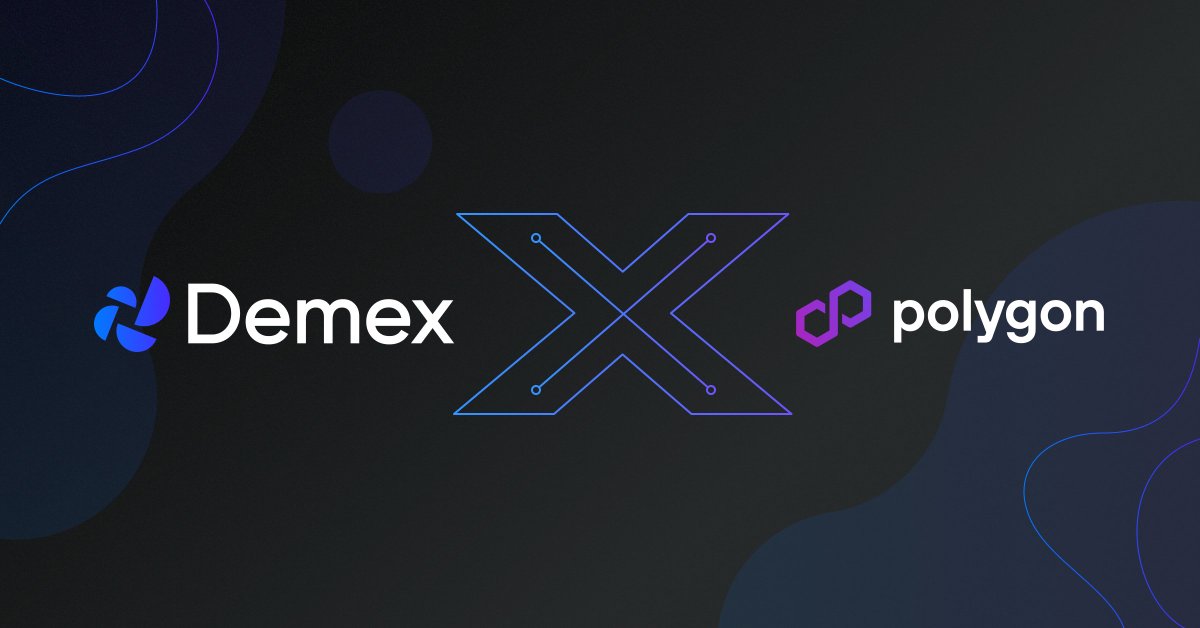 Demex is the FIRST Orderbook DEX to establish a connection between <a href="/0xpolygon/">Polygon | POL</a> and <a href="/Cosmos/">Cosmos - The Interchain ⚛️</a> directly! 💜⚛️

Demex is now integrated with Polygon, a Proof-of-Stake (PoS) Layer 2 network on top of Ethereum and one of the TOP blockchains.

app.dem.exchange