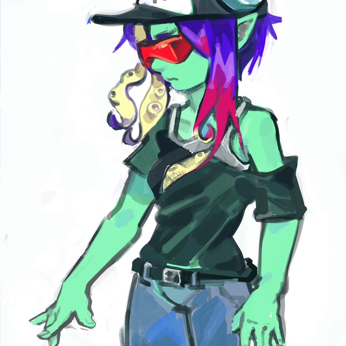 hanmaeeki's tweet photo. #splatoon #dedfish https://t.co/7XN62HemiG