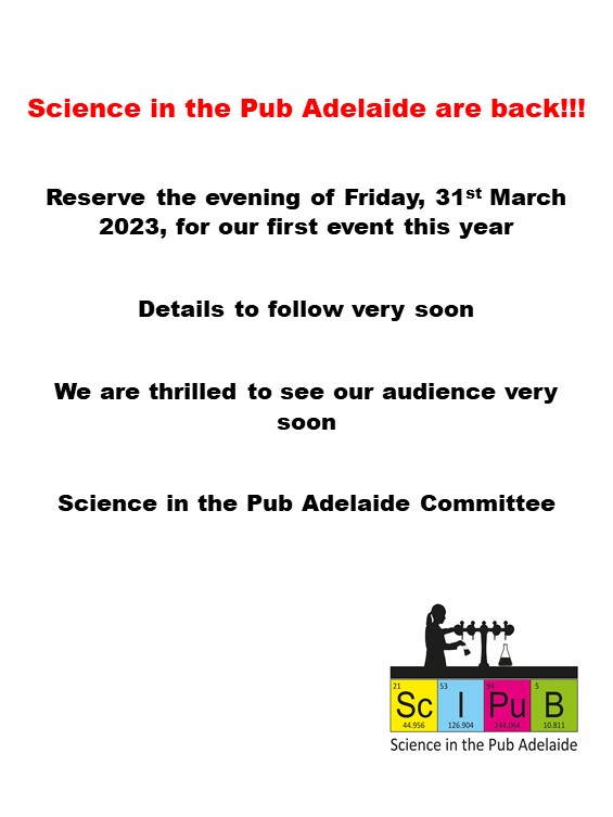 Science in the Pub Adelaide tweet media