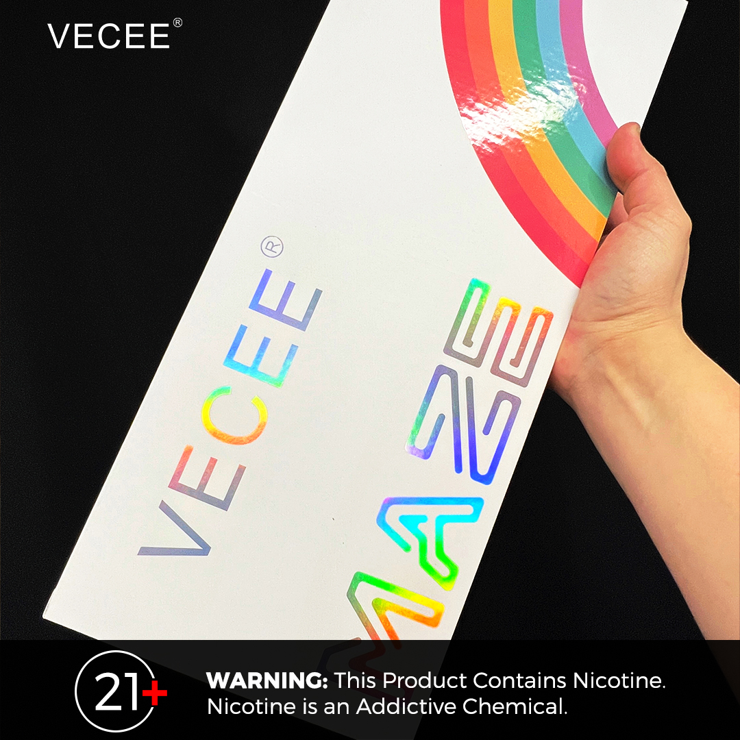 VECEEVape's tweet photo. Let the rainbow-shining maze box shine for your weekend🤩🤩
Ctto: @FVVapeShow
...
💞https://t.co/cUgnrkgWZL
.
.
#vecee #veceevape #6000puffs #veceemaze #vapeuk #vapeusastore #vapinguk #vapetrick #vapekuwait #vapefr #vapefrench #vapefresh #vapecanada #tasty #FashionTech https://t.co/8plFL40ERL