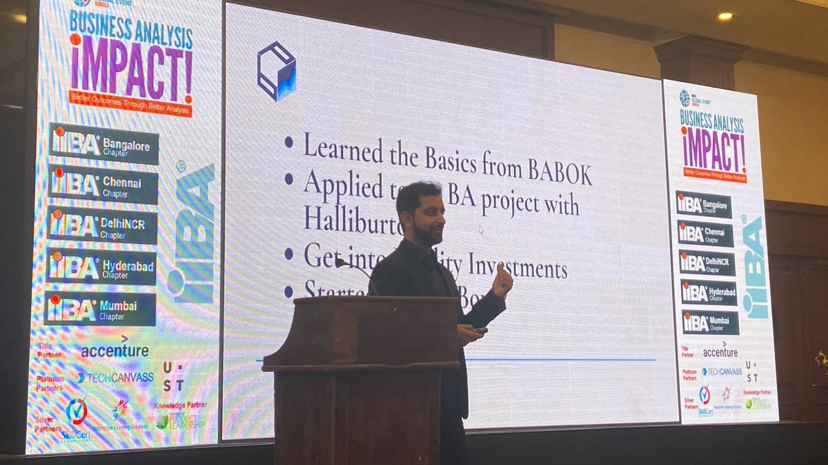 Startups have problems and opportunities that require business analysis!
#baot #iiba