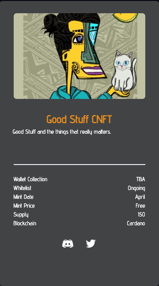 New Listing Alert!

@GoodStuffCNFT is now on fabledlist.co