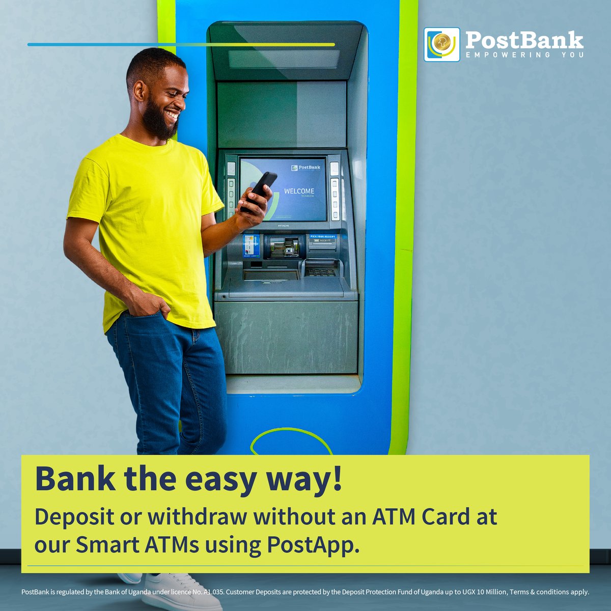 pearlbank_ug's tweet image. Smartphone + PostApp= Convenient depositing and withdrawing of your cash.

#EmpoweringYou #PostApp #SmartATMs