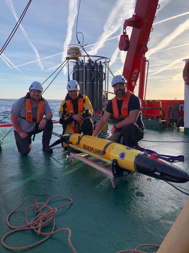 BooneWieter's tweet photo. #Oceanglider Yoko @SeaExplorerUUV is back on deck after 22.8 days at sea, 535 km and 656 profiles done in Cap De Creus Canyon in the Gulf of Lion! First full mission and milestone for the @VLIZnews! Next.... 😉 Proud on the team to get this done!
@GRCGM and @ICMCSIC https://t.co/eD4iPnIebC