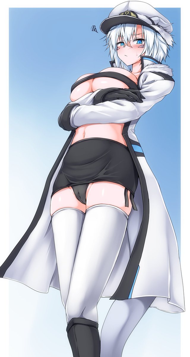 (Skeb依頼品)開放的な制服を着用された翼さん 