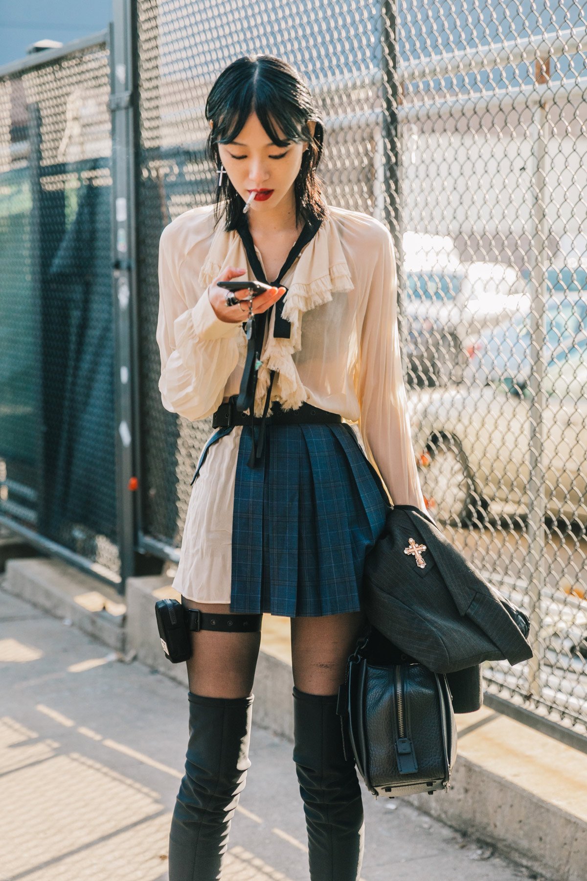 Milan SS 2017 Street Style: Sora Choi