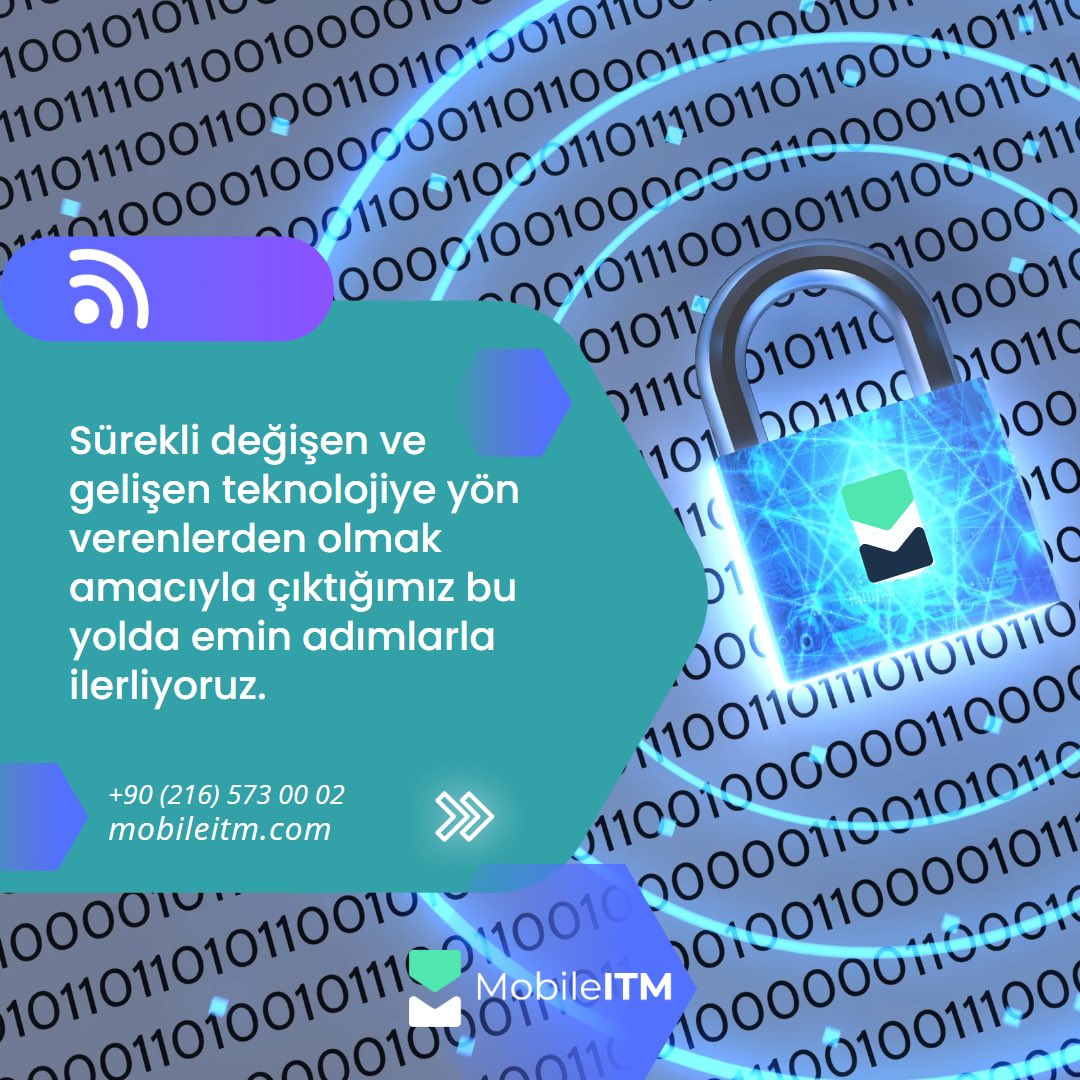mobileitm_tr's tweet photo. MobileITM ile Gelişime ayak uydurun
Demo için bizimle iletişime geçin!
#mobileitm #simkart #mdm #scm #mobilcihazyonetimi #cihazguvenligi #uzakyonetim #simkartguvenligi #mobiledevicemanagement #apn #radius #kurumsalçözüm https://t.co/oX37BjAqsN