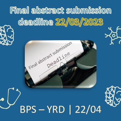 FINAL ABSTRACT CALL!
The BPS YRD organizing committee has decided to extent the abstract submission deadline for a very last time. SUBMIT YOUR ABSTRACT on March 22 the latest⏩ belgianpainsociety.org/bps-yrd-abstra…