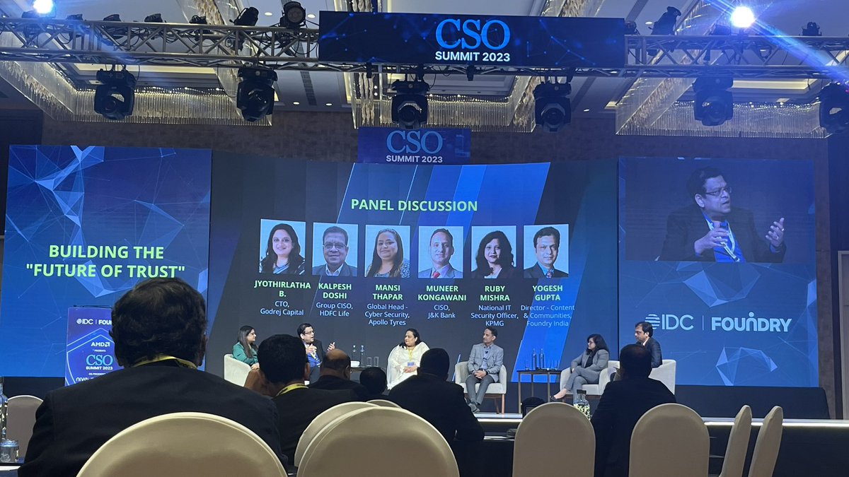Nantharam's tweet image. Building the “Future of Trust” #CSOSummit2023