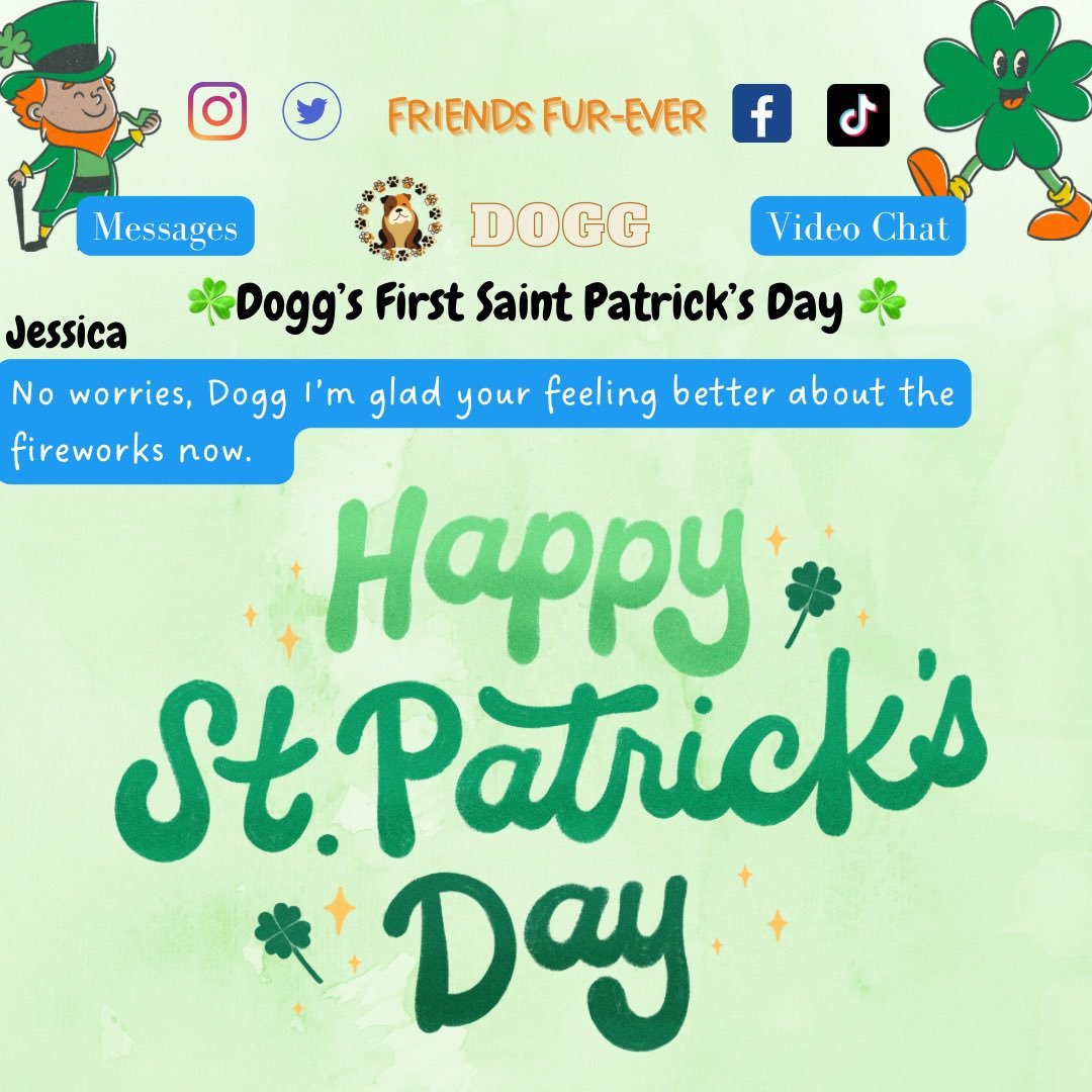 Friendsfurver22's tweet photo. ☘️Happy Saint Patrick’s Day☘️ #SaintPatricksDay #doggtexts #trending #smallaccounts https://t.co/SQGCnGh0bE
