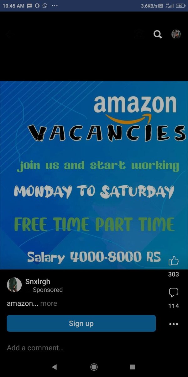 amitnsharma's tweet image. @facebook @facebookapp @Meta @MetaAI @finkd @SandhyaDevanat1 @Republic_Bharat @aajtak @BBCWorld
@CNN @StaySafeOnline @CISAgov @PMOIndia  Why is #FB allowing #SCAM and fake job postings. Is ur adv #AI and #code not able to filter out these #scams #job postings.