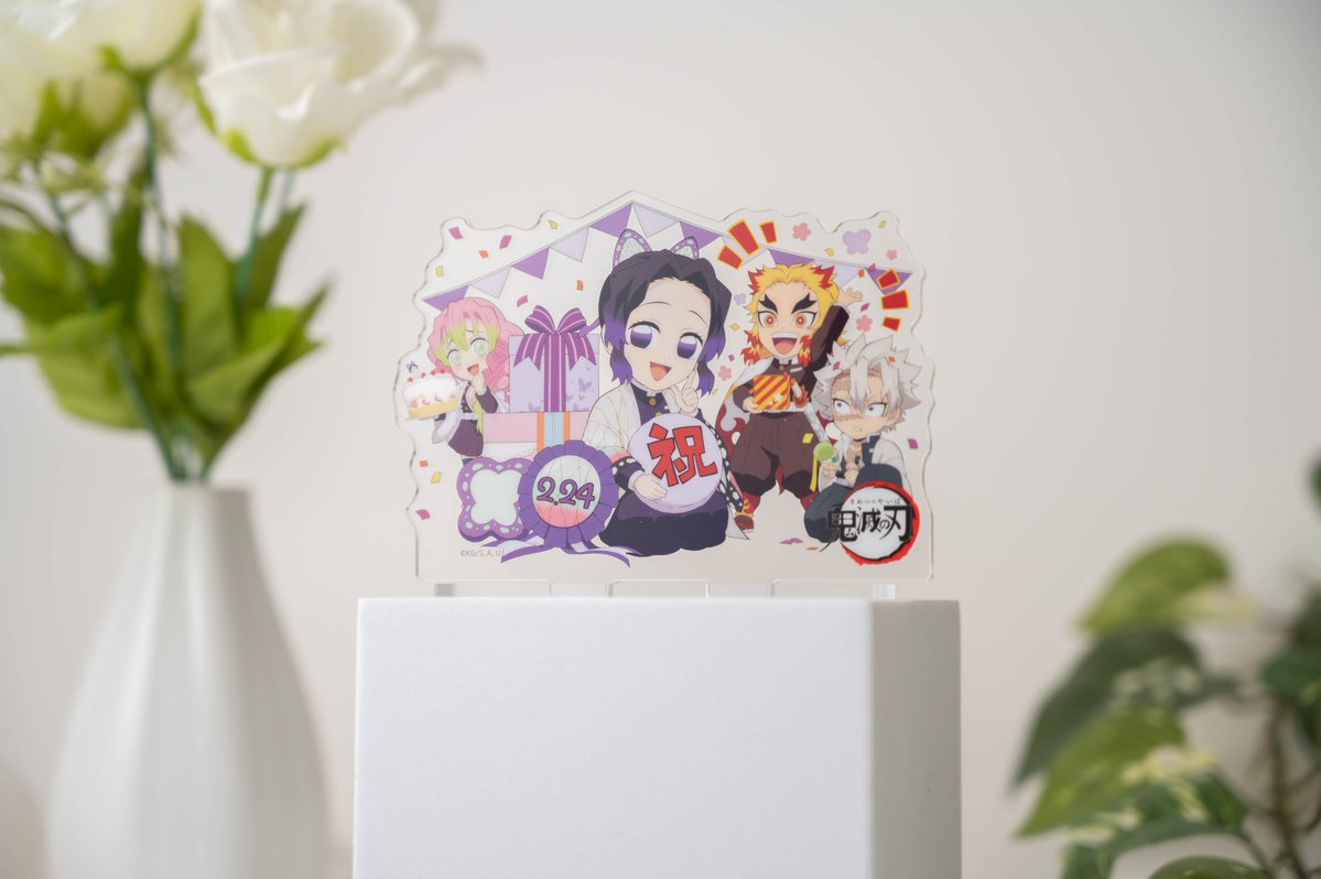 SALE，人気 胡蝶しのぶ誕生祭2023 鬼滅の刃 アクリルスタンド ポーチ