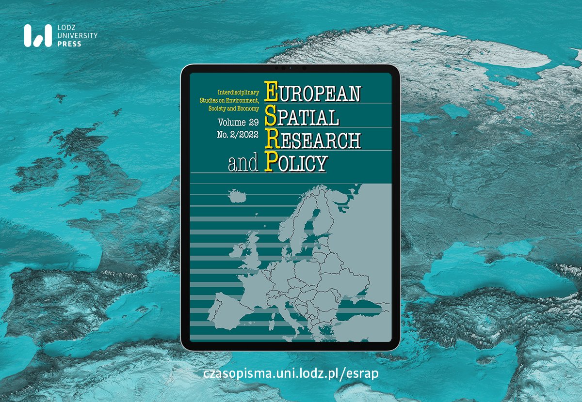 unilodzpress's tweet image. The newest issue of #ESRAP now available. Read the extended overview on our website: wydawnictwo.uni.lodz.pl/2023/03/16/eur… #europe #spatialresearch #policy