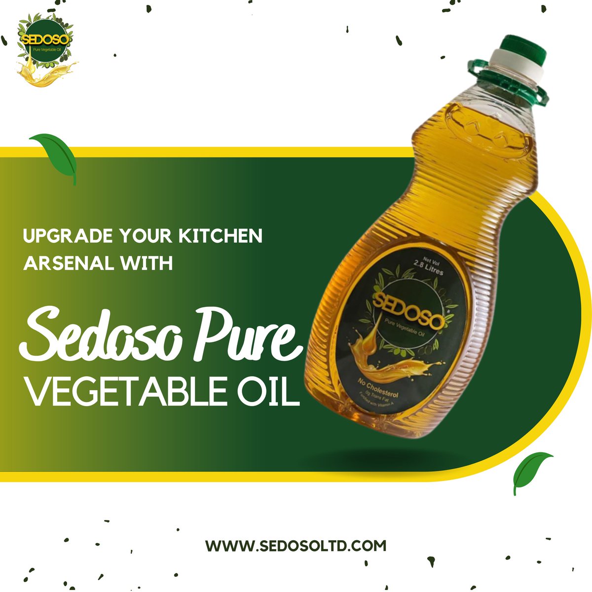 sedosoltd's tweet image. Cook like a boss with Sedoso Pure Vegetable Oil – the secret ingredient to take your meals from basic to brilliant!