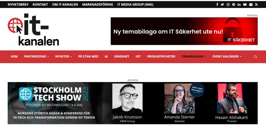 liselotte_w_i's tweet photo. @sthltechshow närmar sig nu. Fylld med det senaste, för tech med tech på scenerna @kntsn @amandassterner @Alshakarti Biljett här https://t.co/m5kB053anS Banner från partner @ITkanalense https://t.co/CEnee7umWF