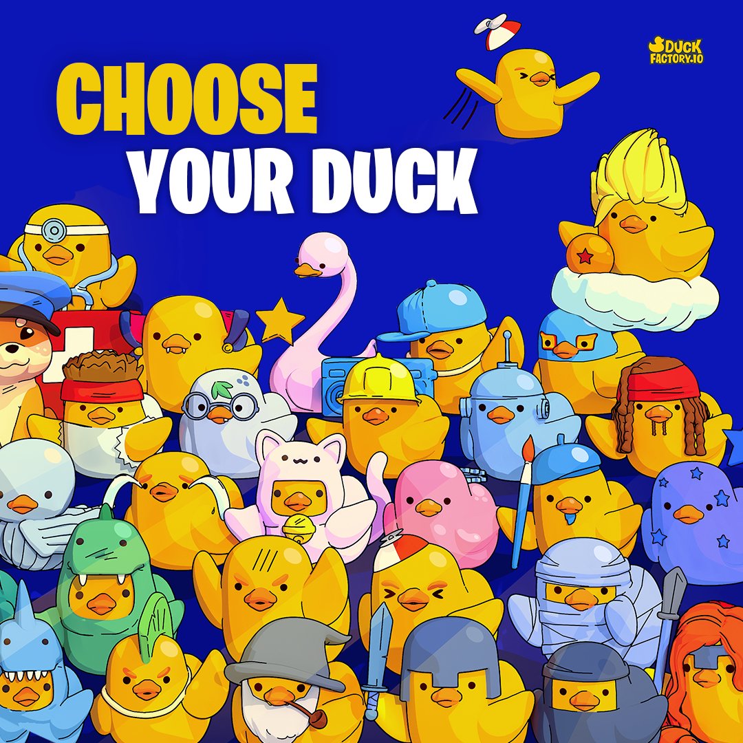 Duckfactory_io's tweet photo. 🦆🏭 In DuckFactory, choose your ducks wisely for battle!

🤔💪 With each duck having unique abilities and stats, players must carefully consider their lineup to maximize their chances of victory.

🎮 Join the #CombatStrategy and #SkillGaming fun today and see which of your ducks comes out on top! 🏆