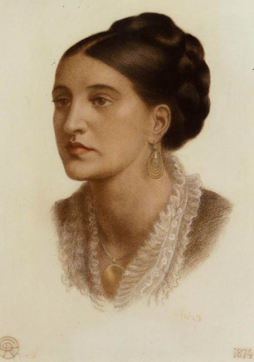 Portrait of Mrs Georgin A Fernandez, 1874 #rossetti #englishart https://t.co/W5fUZR2JJX https://t.co/s0P0fDcffP