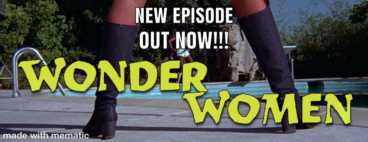 Newest episode is out now!!! We had a lot of fun discussing this movie and coming up with our individual ideas for a sequel. So check out the podcast and subscribe and review. Thanks. #wonderwomen #wonderwomen1973 #gcdb #nancykwan #rosshagen #sidhaig #entertainment #1970s