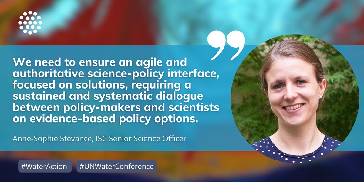 International Science Council (@isc) on Twitter photo At <a href="/UNESCO/">UNESCO 🏛️ #Education #Sciences #Culture 🇺🇳</a>'s Science-Based Global Water Assessment event, Anne-Sophie Stevance indicates that the ISC stands ready to provide policy-makers with the required independent and evidence-based guidance 💧
Discover our activities at the #UNWaterConference ⬇️
council.science/isc-at-un-wate… At <a href="/UNESCO/">UNESCO 🏛️ #Education #Sciences #Culture 🇺🇳</a>'s Science-Based Global Water Assessment event, Anne-Sophie Stevance indicates that the ISC stands ready to provide policy-makers with the required independent and evidence-based guidance 💧
Discover our activities at the #UNWaterConference ⬇️
council.science/isc-at-un-wate…