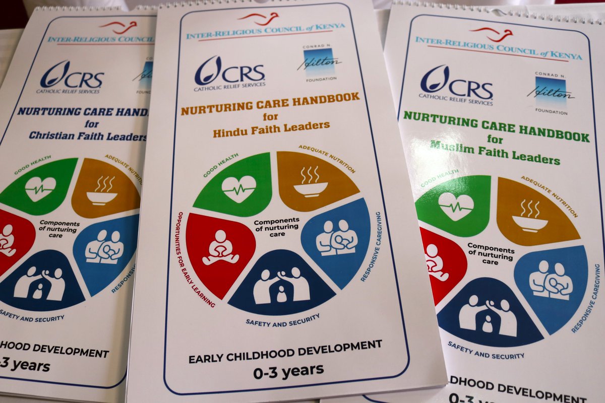 irck_info's tweet photo. The Inter-Religious Council of Kenya @irck_info in partnership with @CRSKenya unveiled a scripture-referenced Nurturing Care Handbook for Faith Leaders to guide in building their capacity to advocate for Nurturing Care framework &amp; positive parenting. #MobilisingFaithCommunities https://t.co/66UBtMa2sK