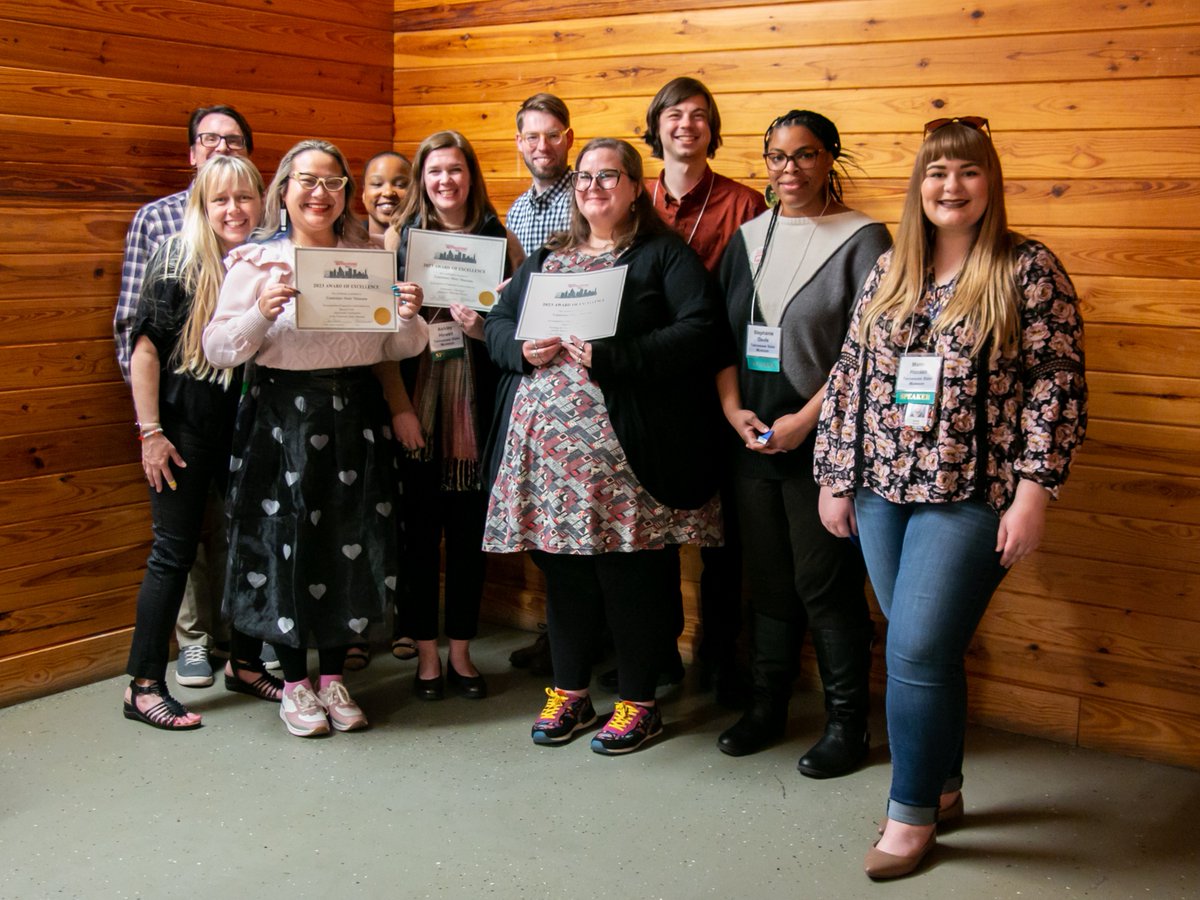 tnstatemuseum's tweet image. We are proud to be a recipient of three Tennessee Association of Museums (TAM) Awards of Excellence for 2022:
🏆: Temporary Exhibition: #PaintingTheSmokies
🏆: Special Event: Juneteenth Celebration at the Tennessee State Museum
🏆: Publication – Flat Paper: Haunted Museum Poster