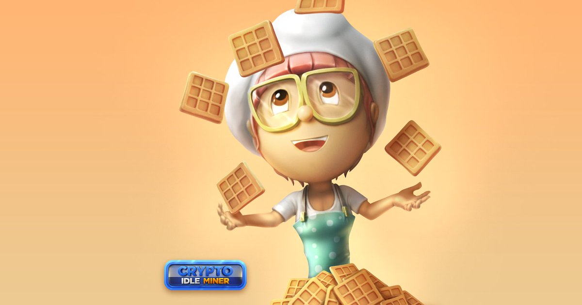 Sweet, fluffy, buttery and caramelized - Welcome to Waffle Day Event! 🧇 🍫 😍

▶️ Play NOW: idleminer.onelink.me/Irub/dff77bba

Notification will announce the start! 📧 🚀

#cryptoidleminer #crypto #bitcoin #mobilegames #NFTgame #NFTs #waffles #food #yummy #dessert #waffleday