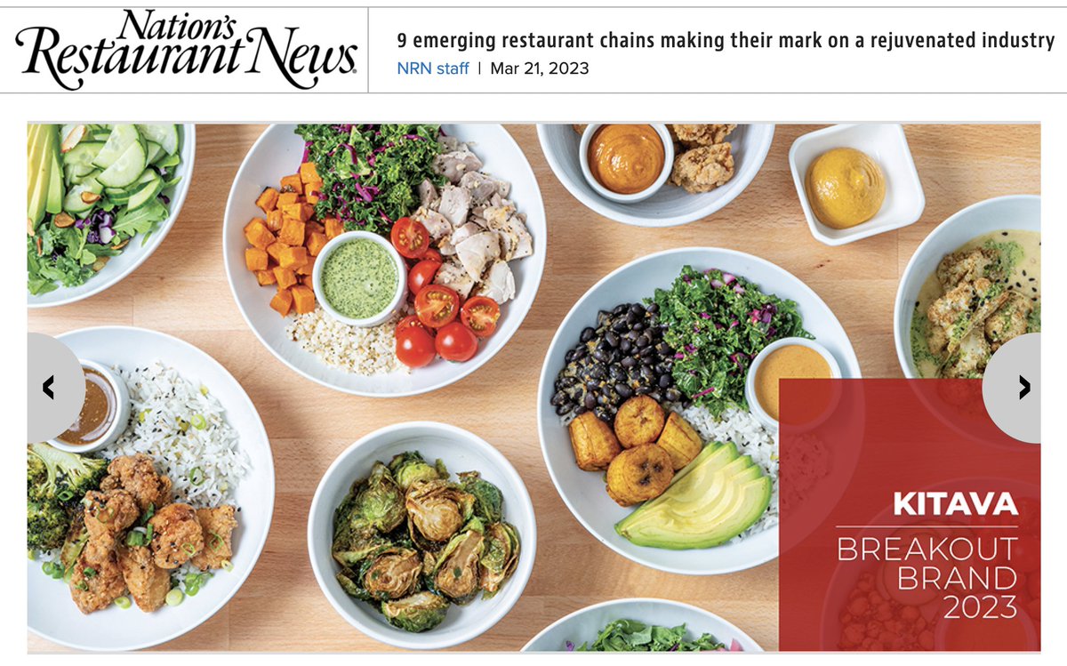 Proud to be included as one of nine "breakout brands" by <a href="/NRNonline/">Restaurant News</a>

nrn.com/quick-service/…