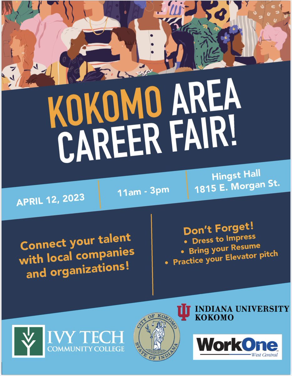 Save the date &amp; come join us for a chance to network and connect your  talents with local companies and organizations!